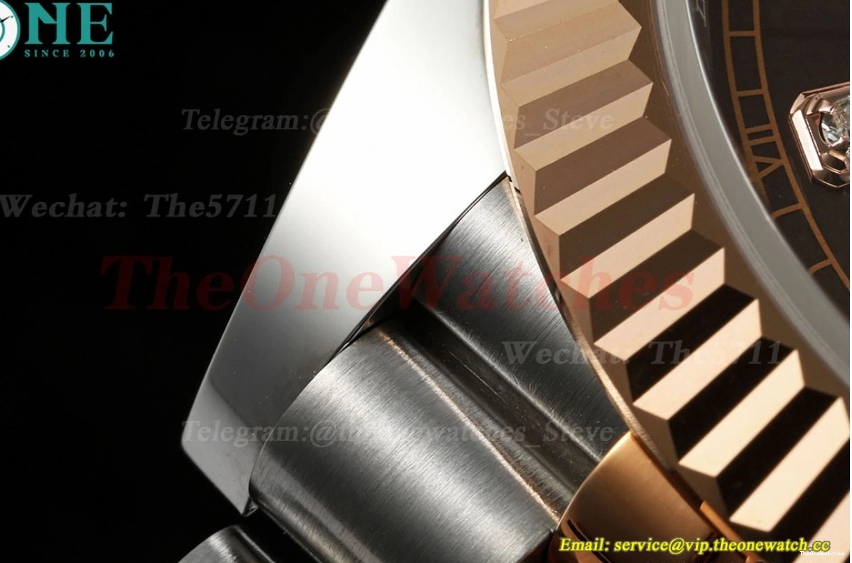 EWEF 41mm Datejust RG Dia Jub A3235 SS 126331 Brown 1224